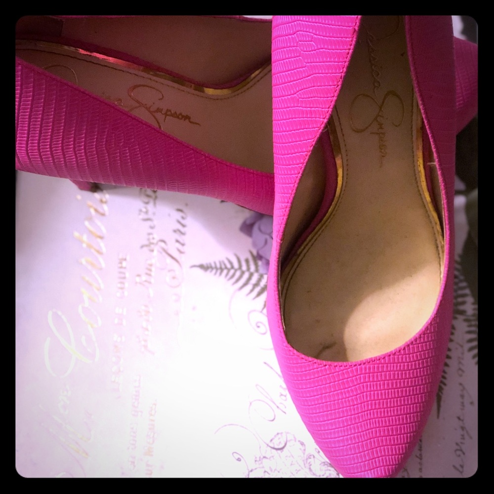 Jessica Simpson Pink Pariah Heels
